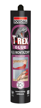 SOUDAL Klej montażowy hybrydowy T-REX SUPER MOCNY, BŁYSKAWICZNY - 380g -