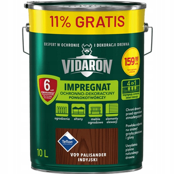 VIDARON Impregnat ochronny palisander indyjski V09 10L