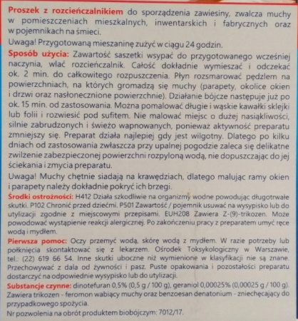 BROS DWUSKŁADNIKOWY PREPARAT Z FEROMONEM NA MUCHY WYDAJNY SKUTECZNY