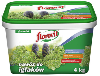 Nawóz Do Iglaków 4kg Florovit - Bujny Wzrost, Piękne Igły i Ochrona Zimą!