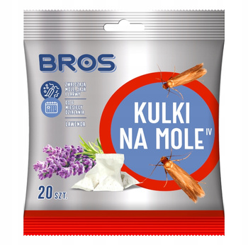 BROS kulki kwiatowe na mole 120g