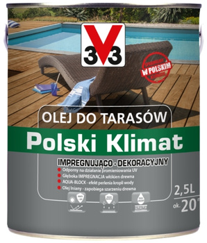 OLEJ DO TARASOW V33 na Polski Klimat bezbarwny 2.5L