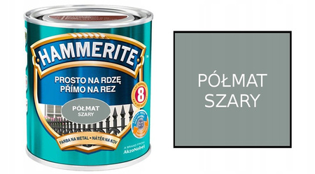 HAMMERITE antykorozyjna Półmat Szary 0,25L