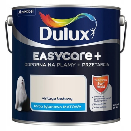 Farba lateksowa ścienna Dulux 2,5 l beżowa