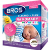 ELEKTRO FUMIGATOR Urządzenie Płyn na komary 40ml BROS DLA DZIECI na 60 nocy