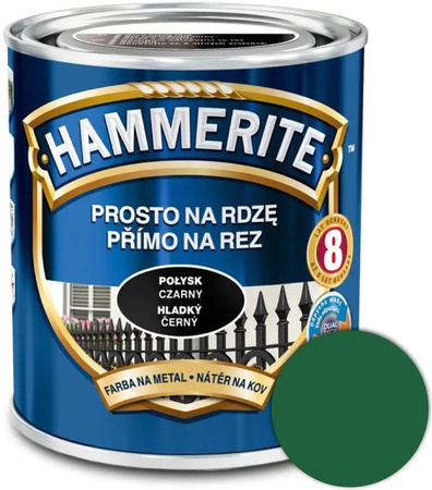 Farba antykorozyjna HAMMERITE Połysk Zielony 2,5L