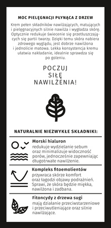 Krem nawilżający do twarzy Yope Men Wood dzień i noc 50 ml