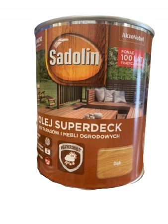 Olej do drewna SADOLIN SUPERDECK DĄB 0,75L