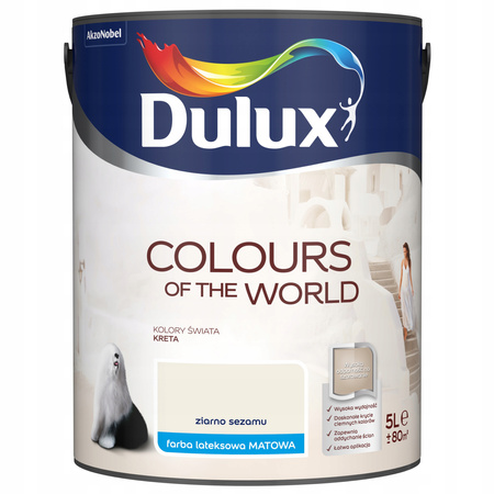 Farba lateksowa ścienna DULUX Ziarno Sezamu 5L