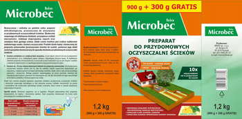 BROS MICROBEC BIO AKTYWATOR DO OCZYSZCZALNI SZAMB 900G+300 Gram