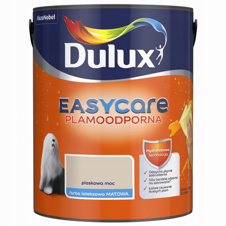 Dulux EasyCare Farba Lateksowa Matowa Plamoodporna Piaskowa moc 5L