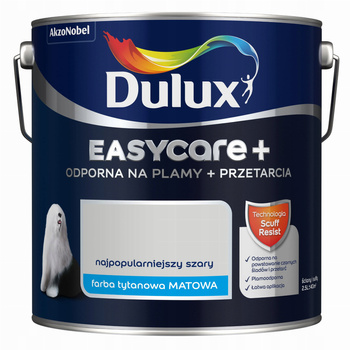 Farba lateksowa ścienna Dulux Szary 2,5L