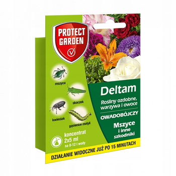 PROTECT GARDEN DELTAM OGRÓD ZWALCZA MSZYCE I INNE SZKODNIKI 2x5ML