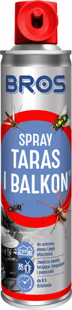 BROS - SPRAY NA OWADY BIEGAJACE I LATAJĄCE.TARAS, BALKON I ALTANKI 350ML