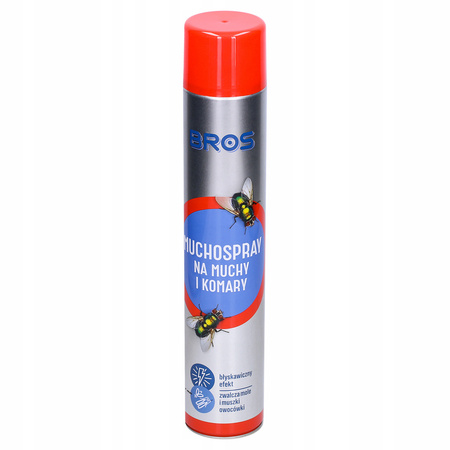 BROS SPRAY na MUCHY MOLE MUSZKI MUCHOSPRAY 400ml