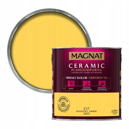 Farba ceramiczna do ścian Magnat Ceramic MIODOWY AMBER C17 2,5L