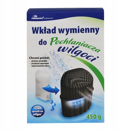 Wkład Wymienny do Pochłaniacza Wilgoci PRIMACOL 450g - Skuteczna Ochrona