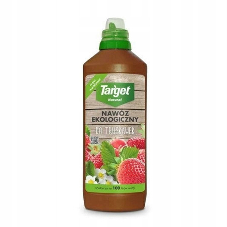 Target Natural 1L Płynny Nawóz Organiczny - Zdrowe Truskawki Bez Chemii