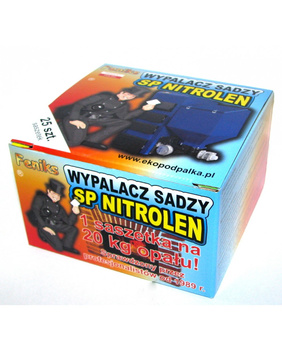 Wypalacz sadzy SP NITROLEN (25x10g) profesjonalny preparat do czyszczenia pieców i kotłów