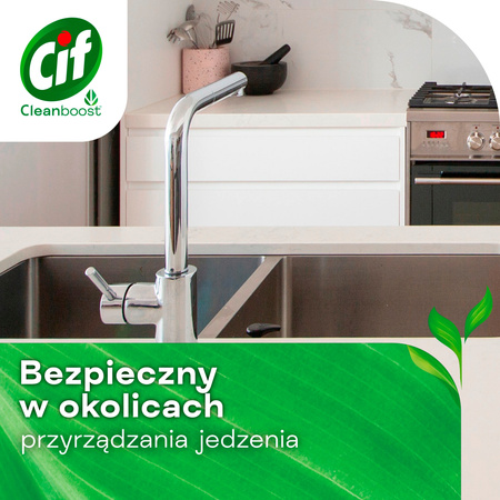 Cif Max Power Mleczko z Wybielaczem 1001 g SPRING - Skuteczne Czyszczenie