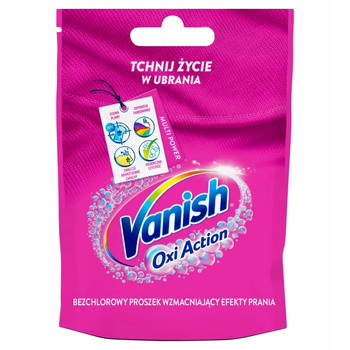 30g mocy - Vanish Oxi Action COLOR usuwa nawet najtrudniejsze plamy