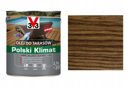 OLEJ DO TARASOW V33 na Polski Klimat Palisander 2.5L