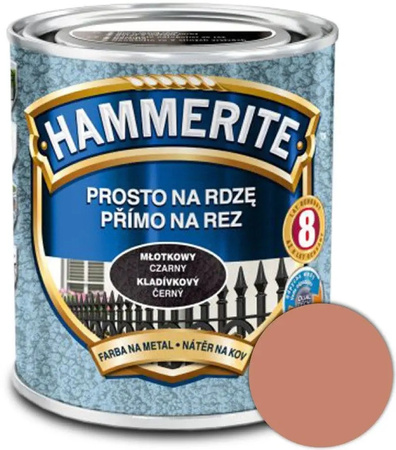 Farba metalu HAMMERITE Młotkowy Miedziany 0,25L