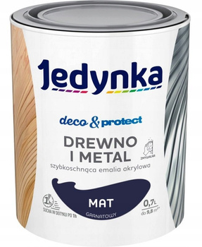 Jedynka do mebli Deco&Protect Drewno i Metal Mat Granatowy 0,7L