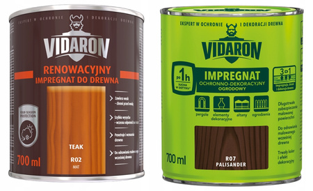 Vidaron Impregnat Ochronno Dekoracyjny Ogrodowy R06 dąb ciemny 4,5L