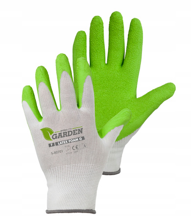 RĘKAWICE POLIESTROWE "LATEX FOAM G" 7" S-80701 STALCO GARDEN