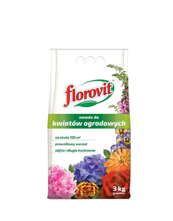 Florovit nawóz granulowany do kwiatów ogrodowych 3kg