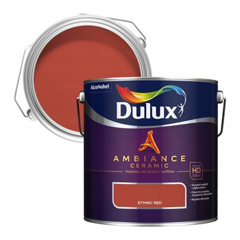 Dulux Ambiance Ceramic Ethnic Red 2,5L - farba ceramiczna do ścian i sufitów