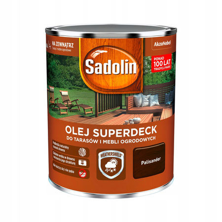 Sadolin Superdeck olej do drewna Palisander 0,75L