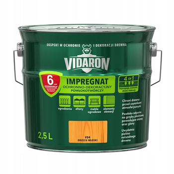 Impregnat do drewna Vidaron orzech włoski V04 2,5L