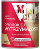 Lakier do parkietu Wysoka Wytrzymałość V33 bezbarwny satyna V33 0,75L