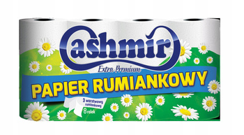 Papier Toaletowy Premium Cashmir Rumianek 8 Rolek - Delikatny i Pachnący