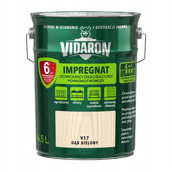 Impregnat do drewna Vidaron dąb bielony V17 4,5L