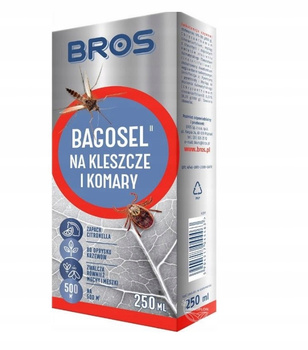 BROS Bagosel Oprysk na komary, kleszcze 250 ml - skutecznie chroni