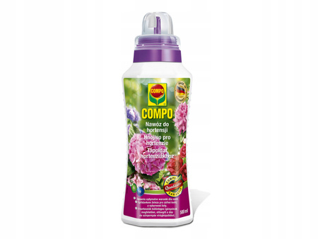 NAWÓZ ODŻYWKA COMPO DO HORTENSJI RODODENDRONÓW AZALII KAMELII WRZOSÓW 500ml