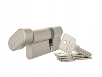 Wkładka do zamka GERDA H Plus G35/30 nikiel satyna - bezpieczeństwo i styl