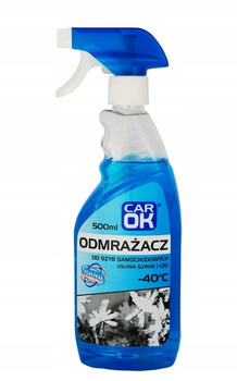 Odmrażacz do szyb skuteczny szybko działający -40°c 500ml