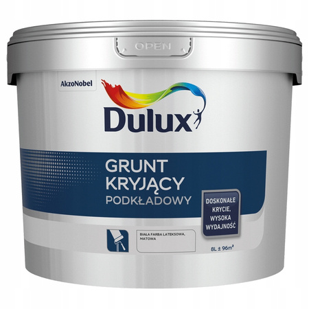 Grunt Kryjący PODKŁADOWY Biały DULUX 8L