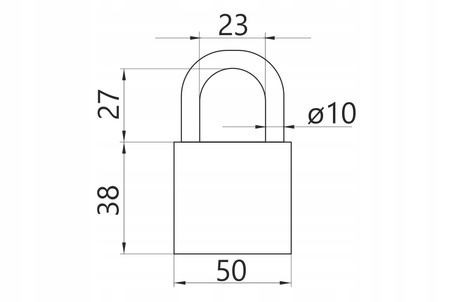 GERDA PREMIUM PROTECTION KŁÓDKA ANTYWŁAMANIOWA JARZMOWA PAŁĄKOWA KSWS S50