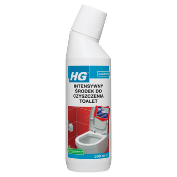 HG intensywny skuteczny środek do czyszczenia toalet WC profesjonalny 500ml