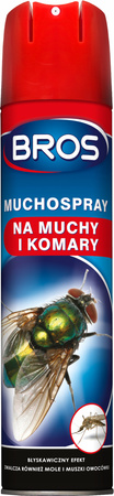 BROS SPRAY na MUCHY MOLE MUSZKI MUCHOSPRAY 400ml