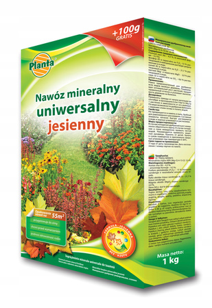 Planta Nawóz jesienny uniwersalny 1,1 kg : Trawniki, krzewy, kwiaty