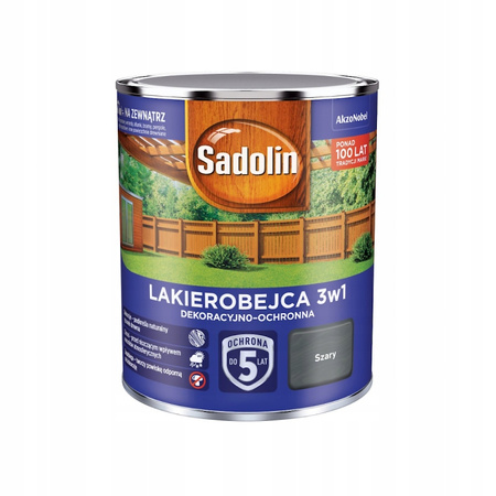 Lakierobejca NOWY SADOLIN 3W1 SZARY 2,5L