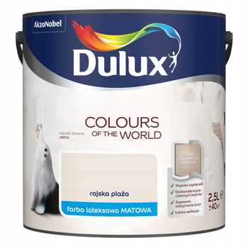 Farba lateksowa ścienna DULUX KŚ Rajska Plaża 2,5L