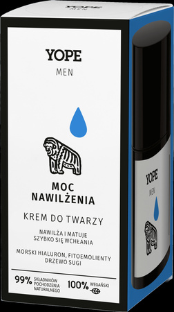 Krem nawilżający do twarzy Yope Men Wood dzień i noc 50 ml