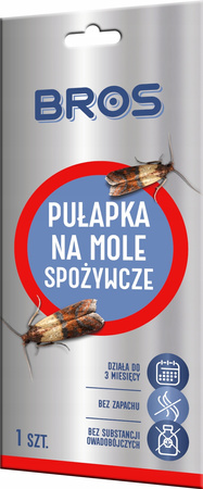 BROS pułapka na mole spożywcze z feromonami-skuteczna ochrona przed molami